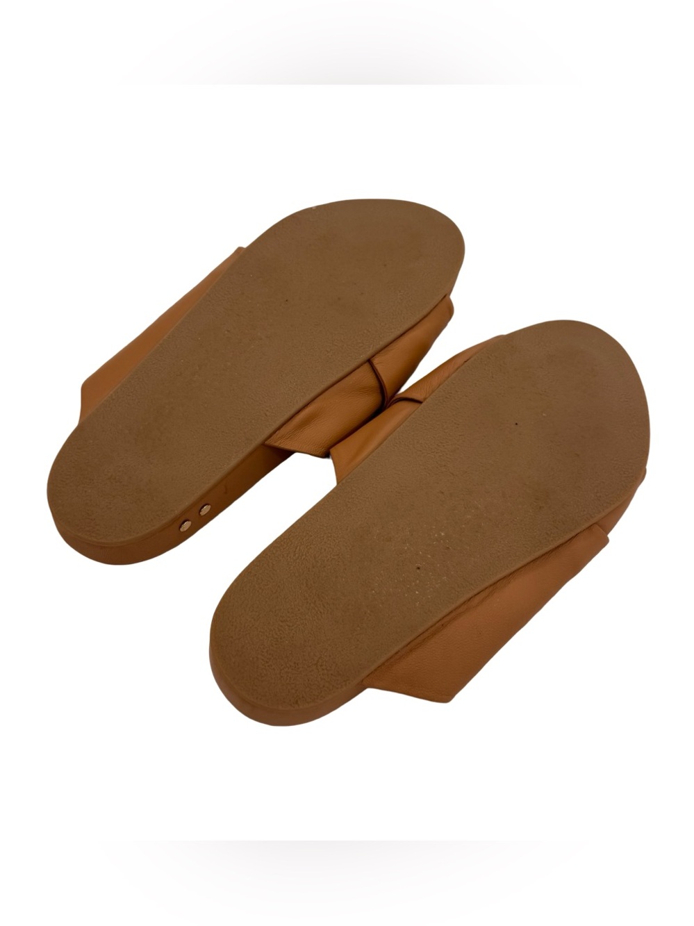 beek Tan Leather Crisscross Slip-On Mules - Picture 5 of 6